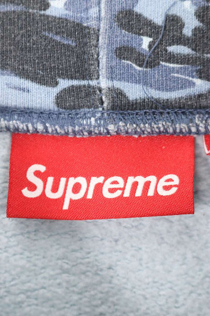 Supreme 24AW Small Box Hooded Sweatshirt Blue Size L