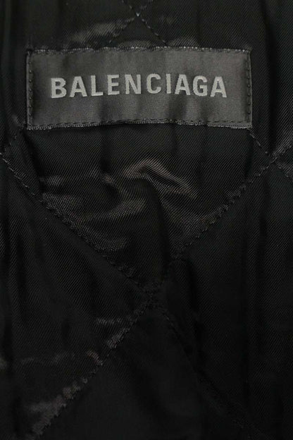BALENCIAGA Logo Zip-Up Boa Fleece Jacket Multi Size XS
