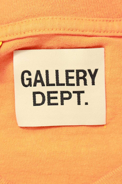 Gallery Dept. 25AW Logo Print T-Shirt Orange Size XL