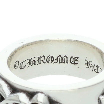Chrome Hearts DBL NARROW VINE BAND Ring Silver Size 17.5 (Silver 18.77g)