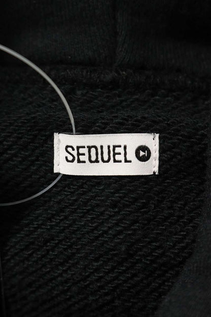 SEQUEL 24AW Print Hoodie Black 24AW-SWCS Size S