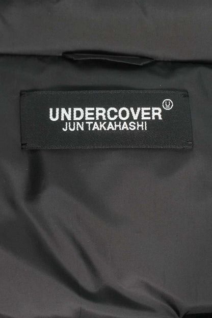 Undercover 24AW Logo Print Leather Jacket Black Size 3