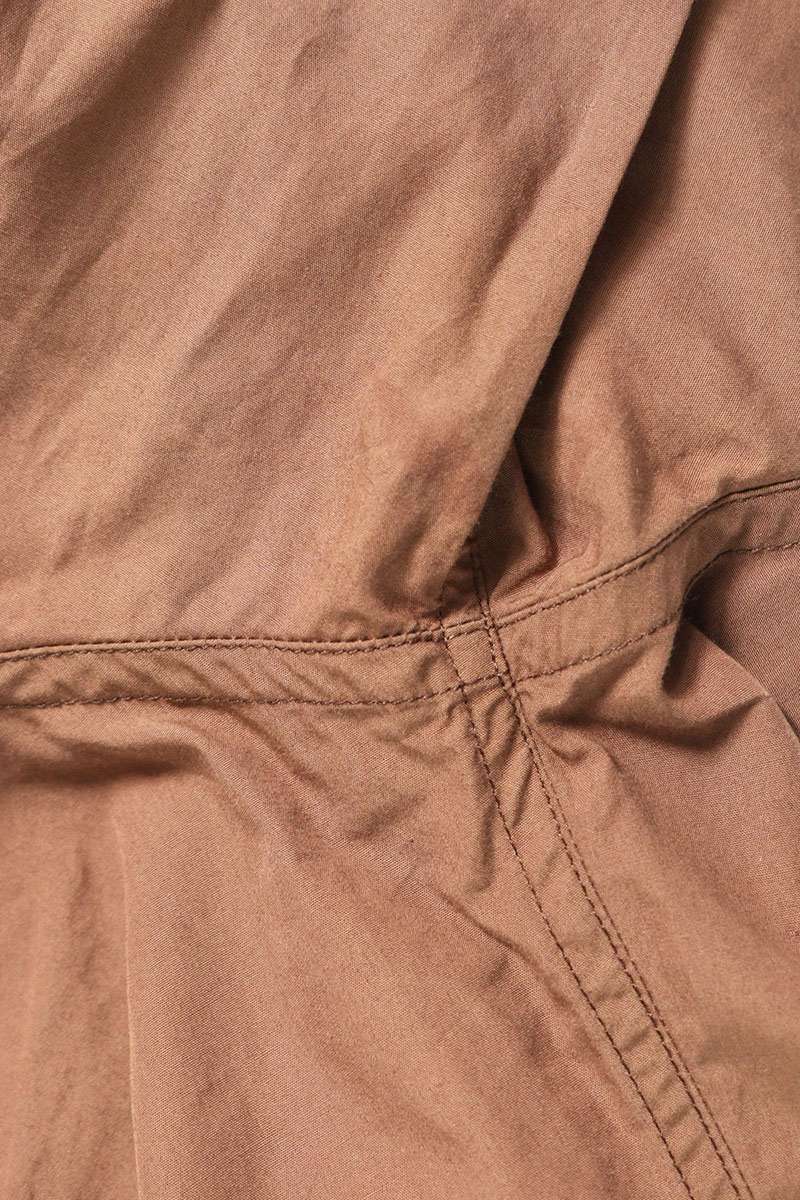 Dries Van Noten Embroidered Cotton Long Sleeve Shirt Brown Size 46