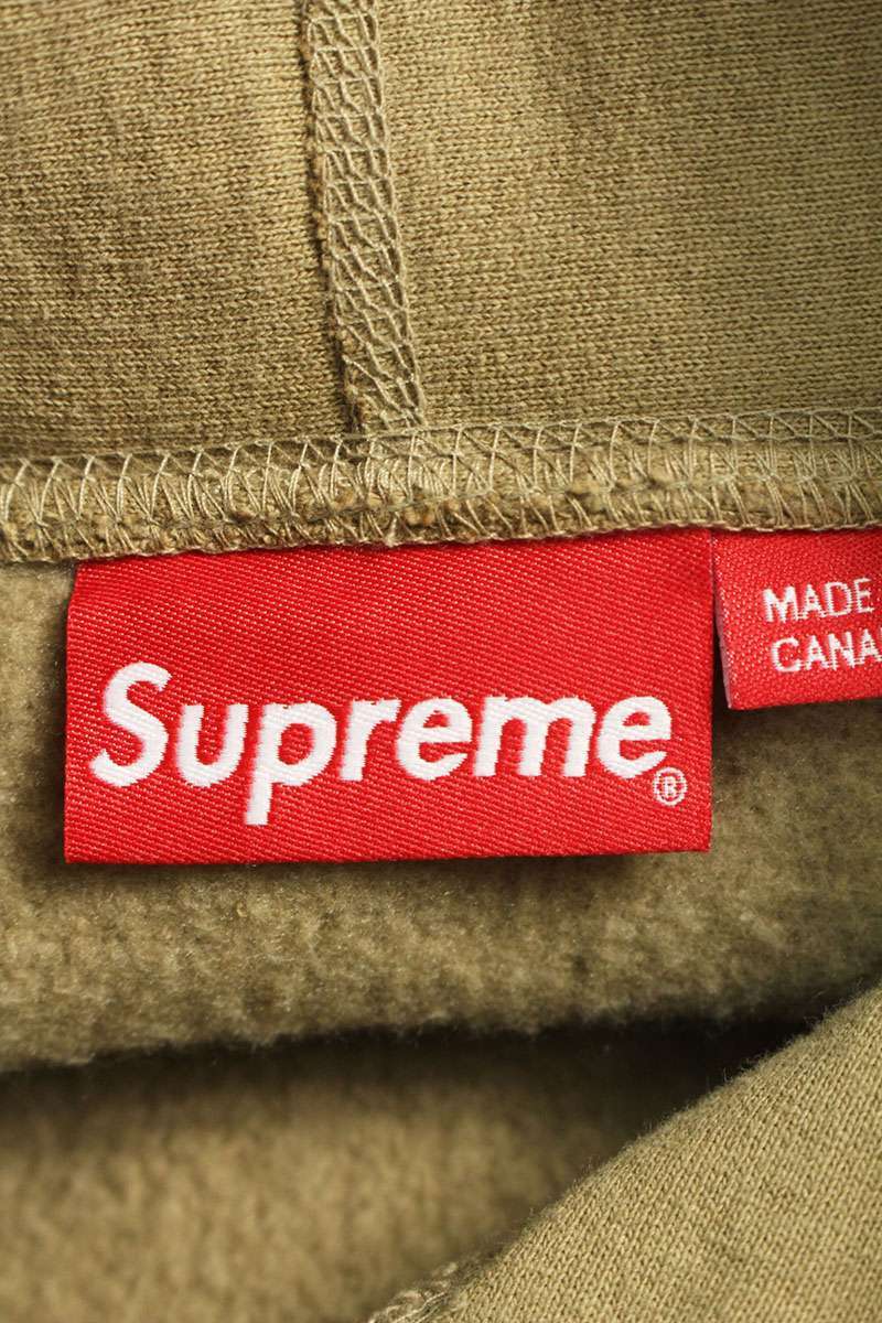 Supreme 23AW Box Logo Hooded Sweatshirt Green Size L