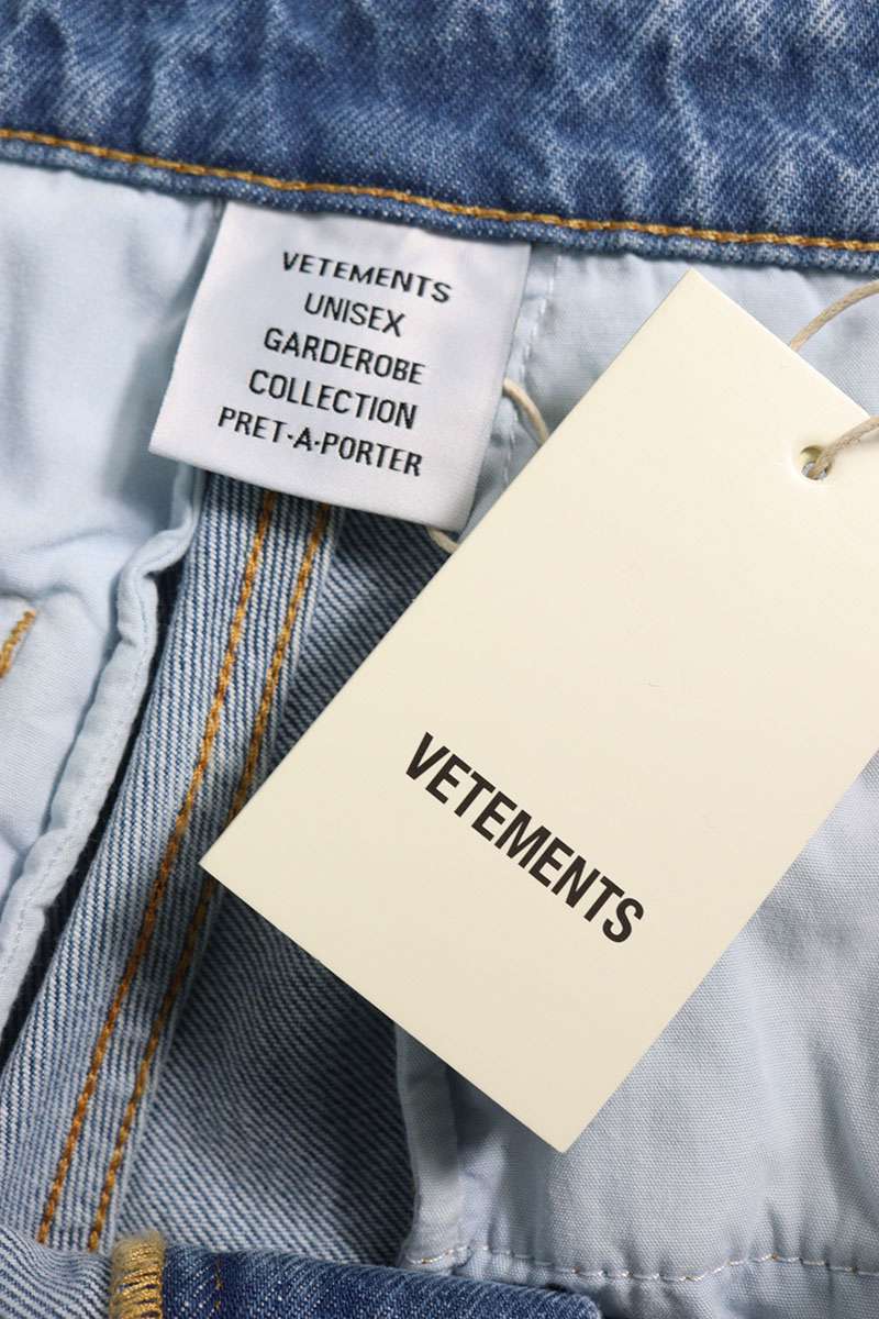 Vetements 25SS Cargo Denim Pants Blue Size 31