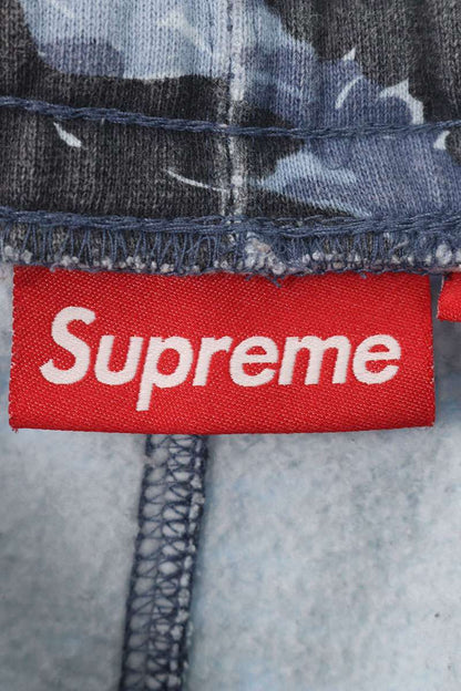 Supreme 24AW Small Box Sweatpant Camo All-Over Print Long Pants Blue US 34