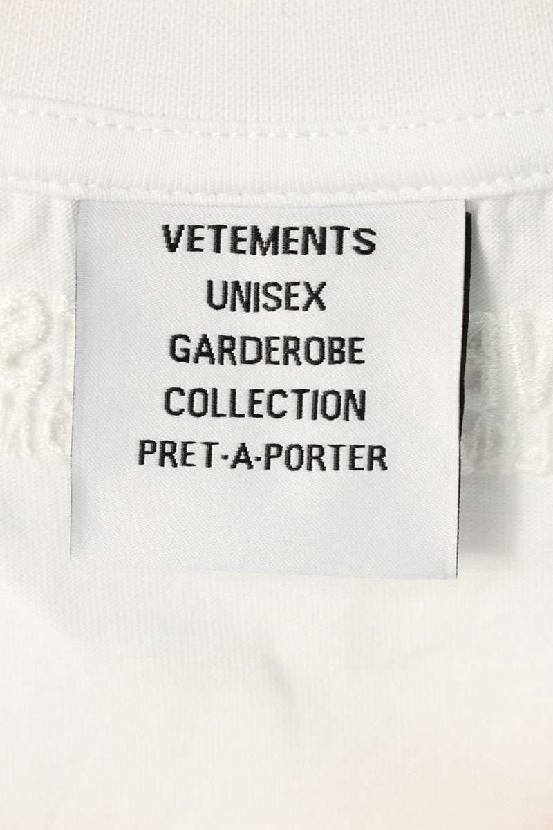 Vetements 24AW embroidery Logo T-Shirt White Size L