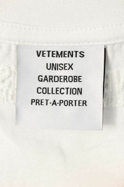 Vetements 24AW embroidery Logo T-Shirt White Size L