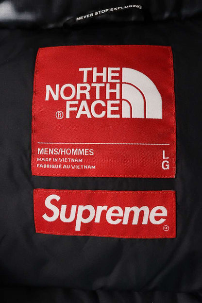 Supreme 23SS Printed Nuptse Jacket Black Size L