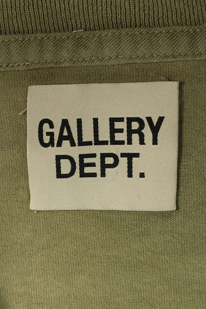 Gallery Dept. 25SS Well-Washed Logo Print T-Shirt Green Size XXL
