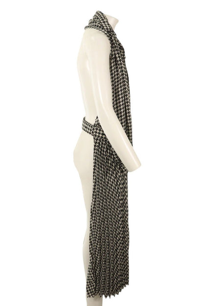 Balenciaga Scarf White x Black One Size