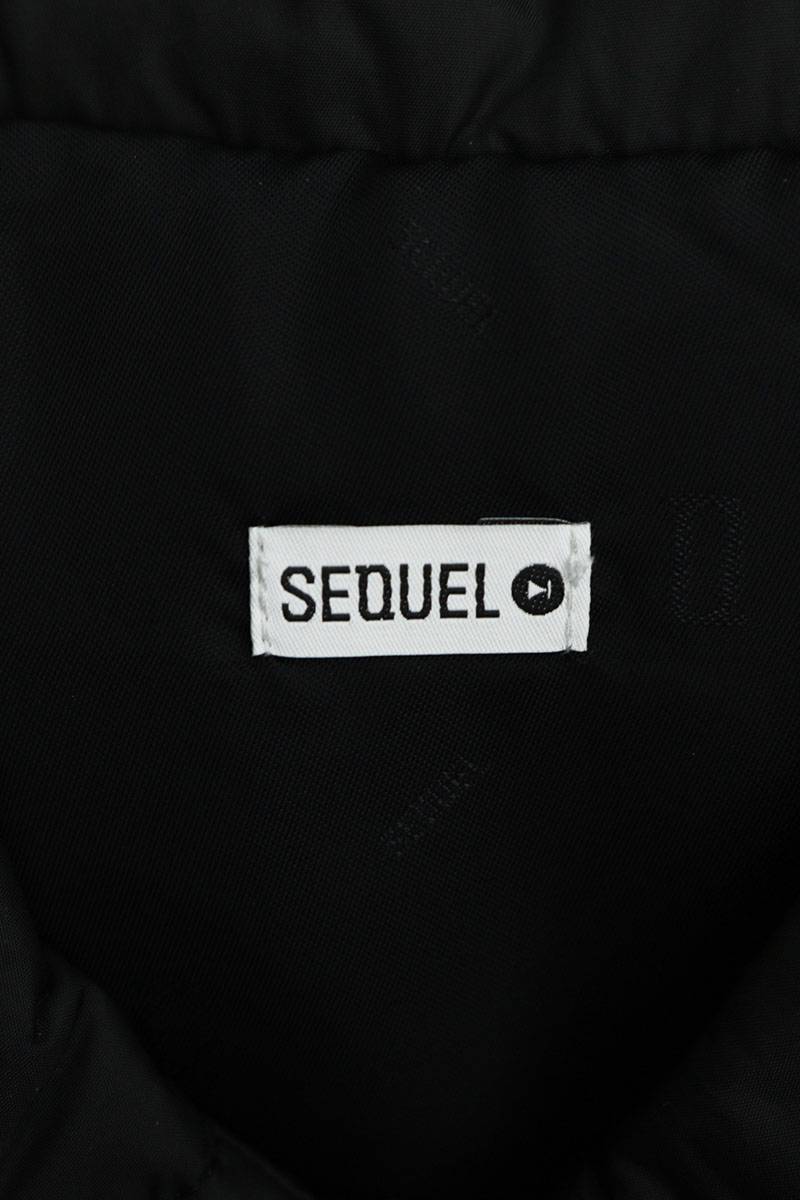 SEQUEL 23AW Logo Print Jacket Black Size S