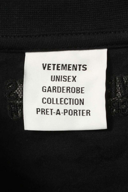 Vetements 25AW BlackDecadenceIsAVirtue T-Shirt Black Size S