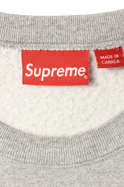 Supreme Box Logo Crewneck Sweatshirt Gray Size M