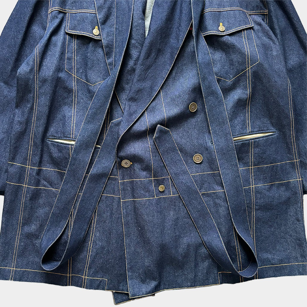 REQUAL 22SS Oversized Denim Jacket Blue Size 2
