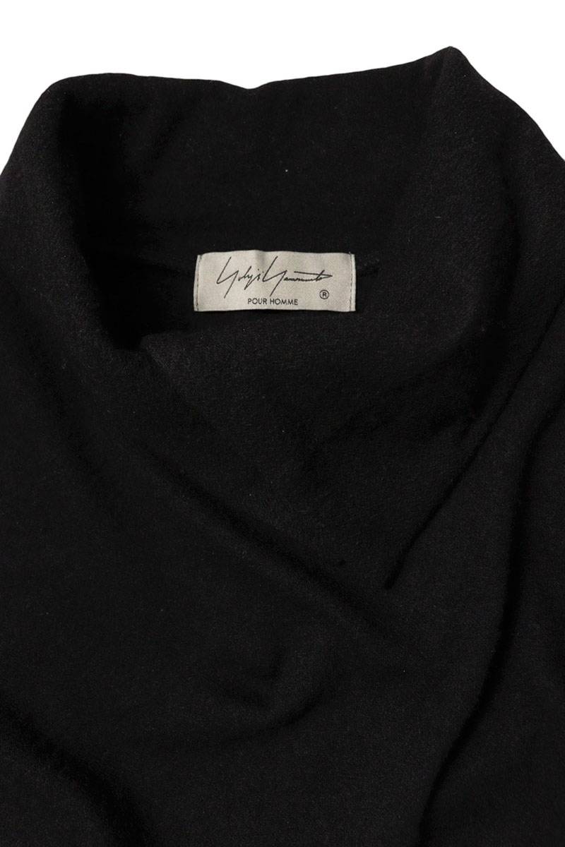 YOHJI YAMAMOTO Wool Turtleneck Knit Black Size L