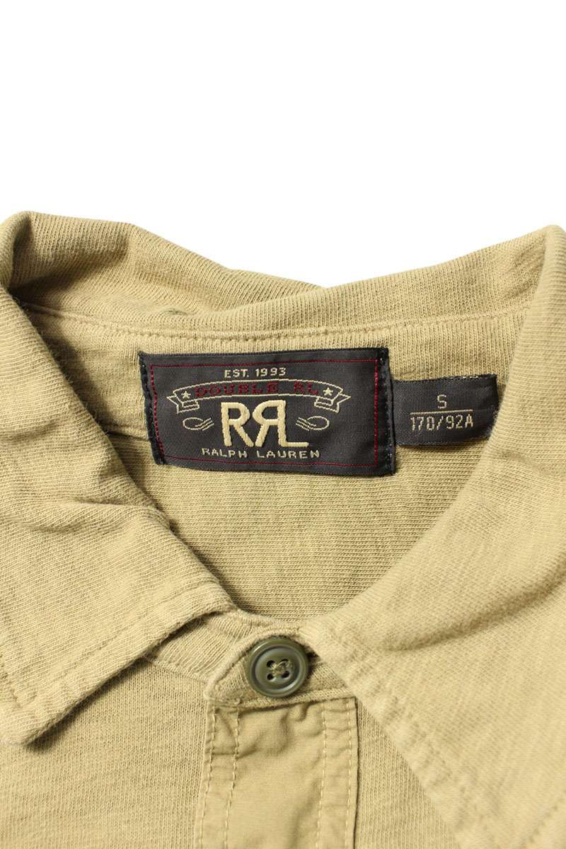 RRL RALPH LAUREN Work Long Sleeve Shirt Green Size S
