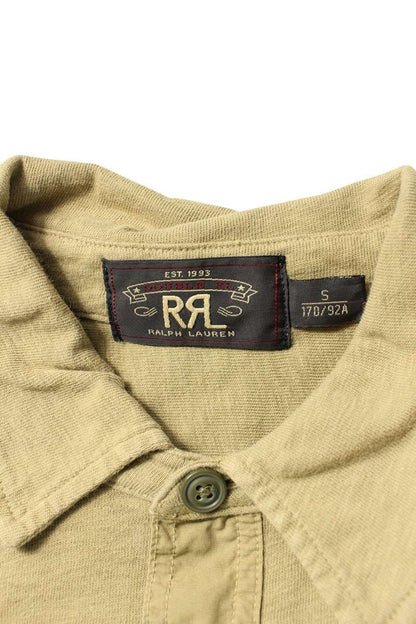 RRL RALPH LAUREN Work Long Sleeve Shirt Green Size S