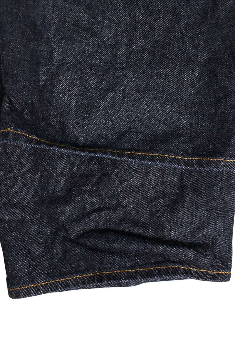 Supreme Baggy Jean Classic Logo Denim Pants Blue Size 36
