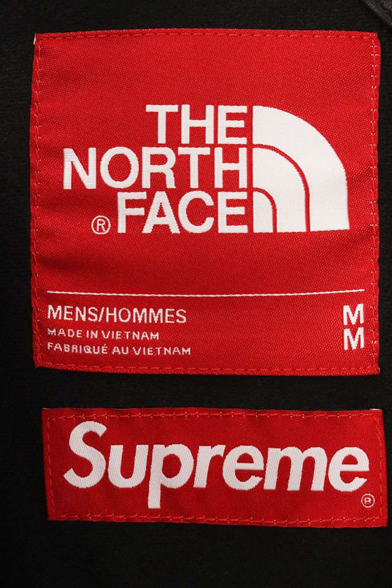 Supreme x The North Face 18AW Leather Mountain Parka Jacket Black Size M