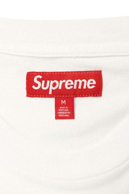 Supreme Small Box L S Tee Logo Long Sleeve T-Shirt White Size M