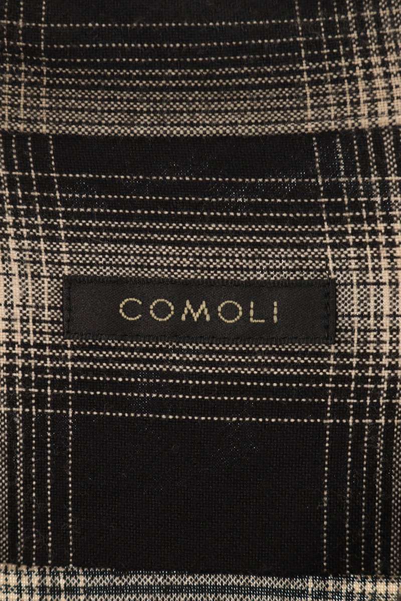 Comoli 23SS Long Sleeve Shirt Black Size XL