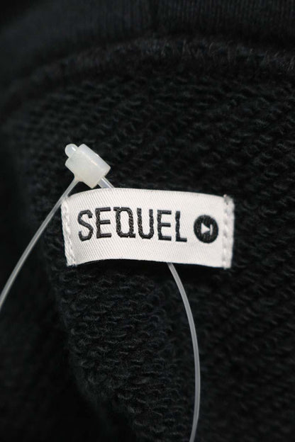SEQUEL 24AW Print Hoodie Black 24AW-SWCS Size L