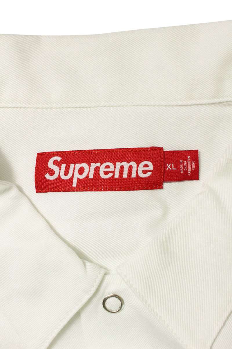 Supreme 25SS Bitch S S Work Shirt White Size XL