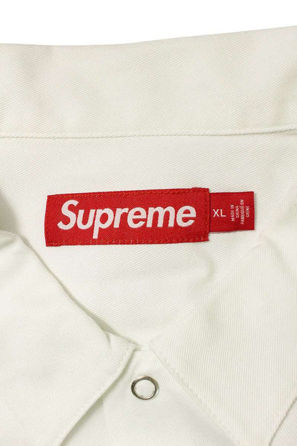 Supreme 25SS Bitch S S Work Shirt White Size XL
