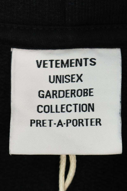Vetements 24AW Logo Hoodie Black Size XL