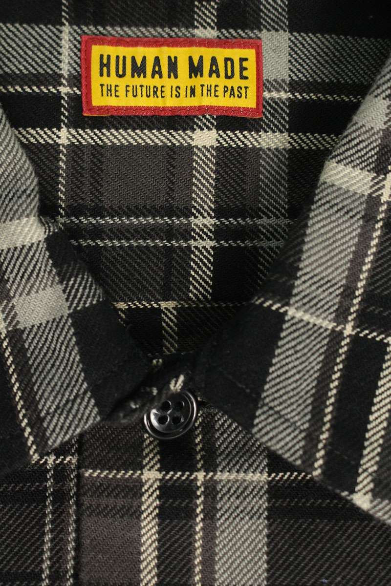 Human Made 25AW CHECK SHIRT Black Size L