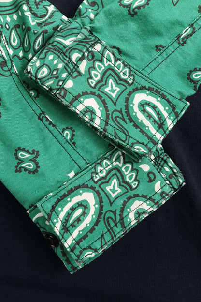 Sacai Long Sleeve T-Shirt Blue x Green Size S