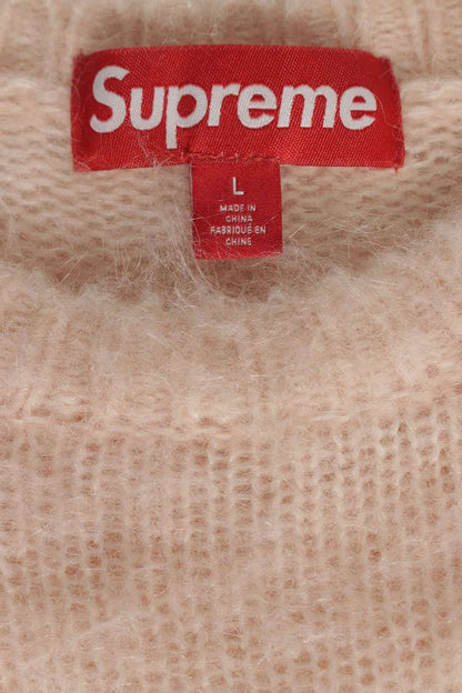 Supreme 25AW Brushed Mohair Sweater Pink Size L
