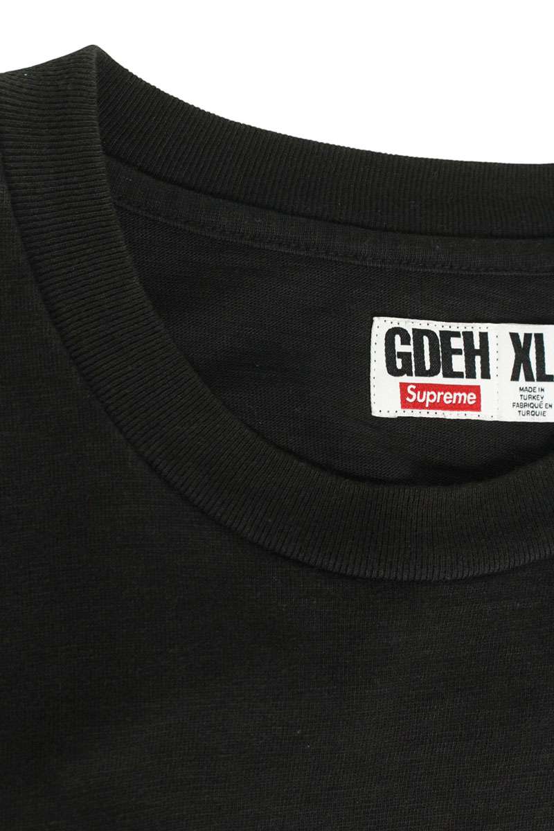 Vintage Supreme Tops - SUPREME x GOODENOUGH 25SS S S Top Logo Print T-Shirt Black Size XL - Authentic Archive