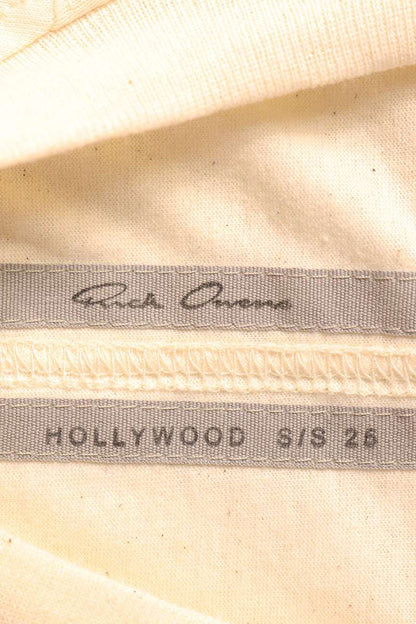 Vintage Rick Owens Tops - Rick Owens 2025SS Jumbo Print T-Shirt Off-White Size S - Authentic Archive