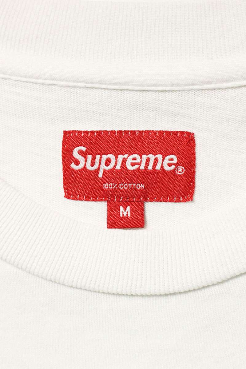 SUPREME Pocket T-Shirt White Size M