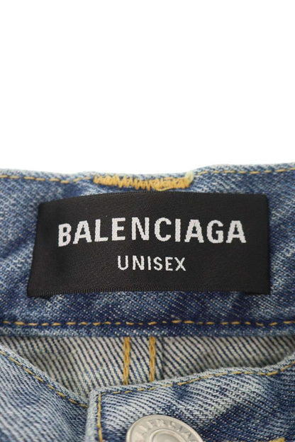 BALENCIAGA 22SS Studded Baggy Denim Pants Size 36