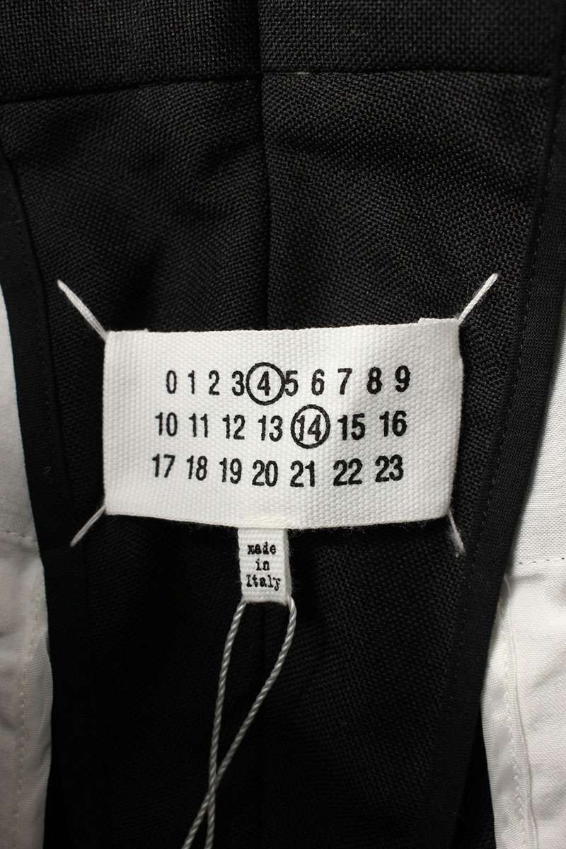 Maison Margiela Waist Long Pants Black Size 44
