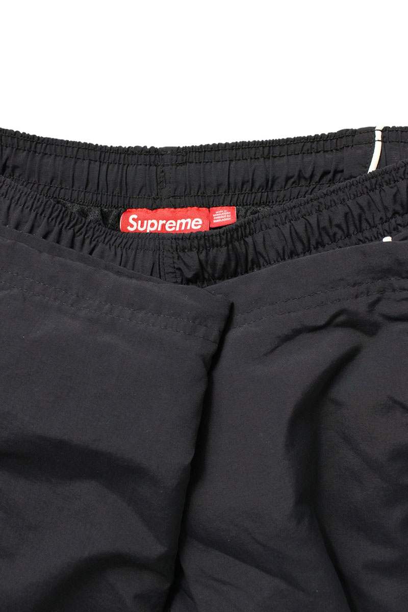 Supreme Contrast Piping Track Pant Long Pants Black US 36