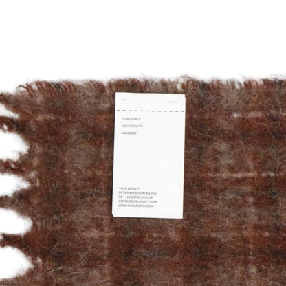 Our Legacy Scarf Brown One Size