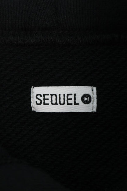 SEQUEL 23AW Logo Print Hoodie Black Size L