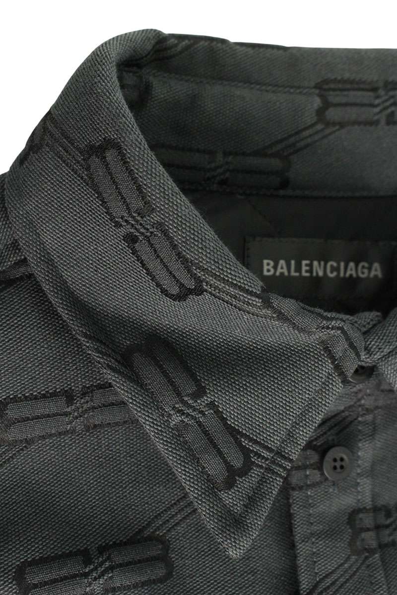 BALENCIAGA BB Logo Padded Jacket Black Size XS