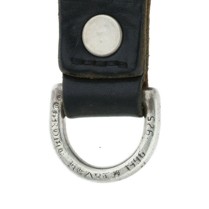 Chrome Hearts Crow Ball Belt Loop Black x Silver