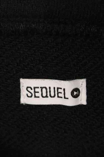 SEQUEL 22AW Logo Print Hoodie Black Size S