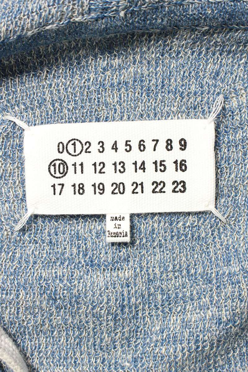 Maison Margiela 25SS Pullover Hoodie Blue Size XS