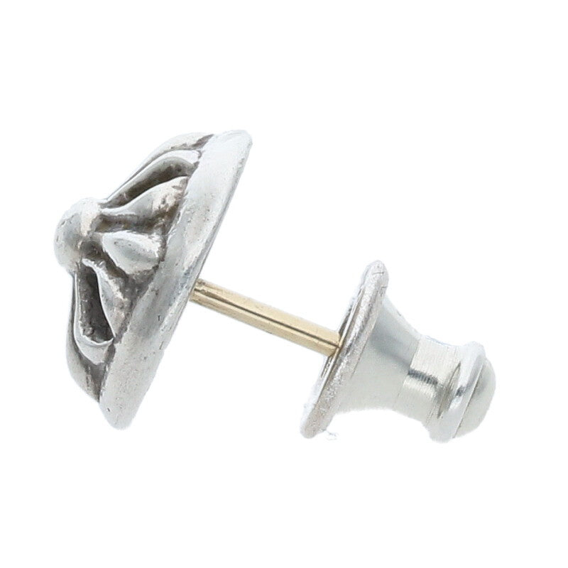 Chrome Hearts Cross Ball Stud Earring Silver (Silver 1.64g)