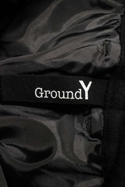 Ground Y Wool Long Pants Black Size US 30