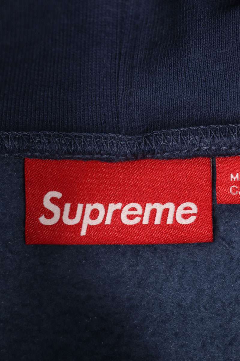 Supreme 25SS Small Box Hooded Sweatshirt Blue Size L