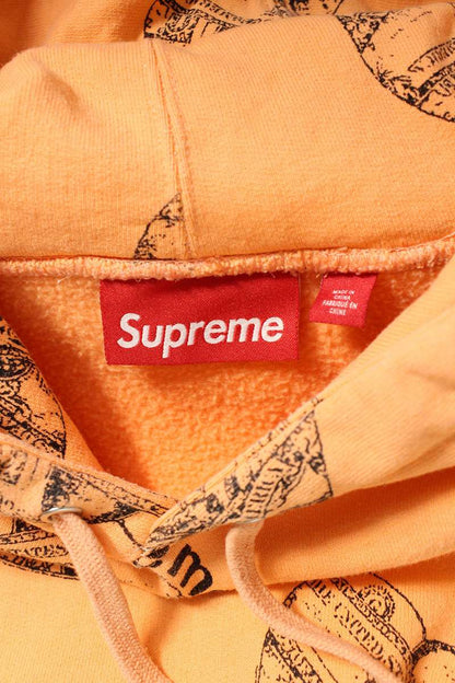 Supreme 24AW Love Cash Hooded Sweatshirt Orange Size XXL