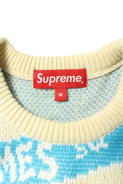 Supreme 21SS Street Signs Sweater White Size M